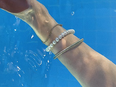 Twisted Chain Tag Bracelet 18K 꽈배기 체인 태그 팔찌